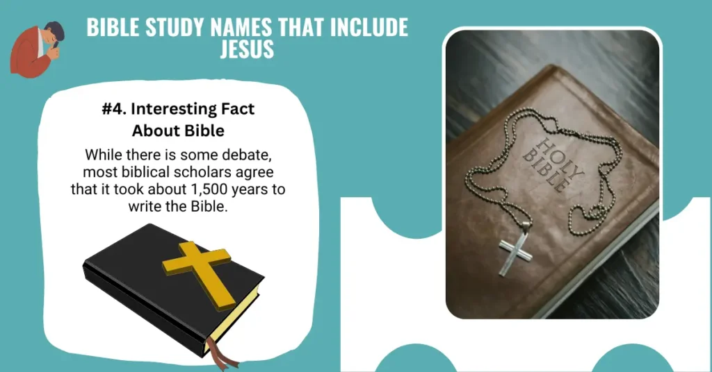 Bible Study Names that Include Jesus