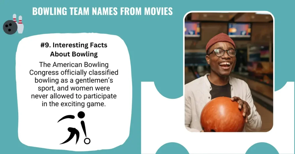 Bowling Team Names from Movies