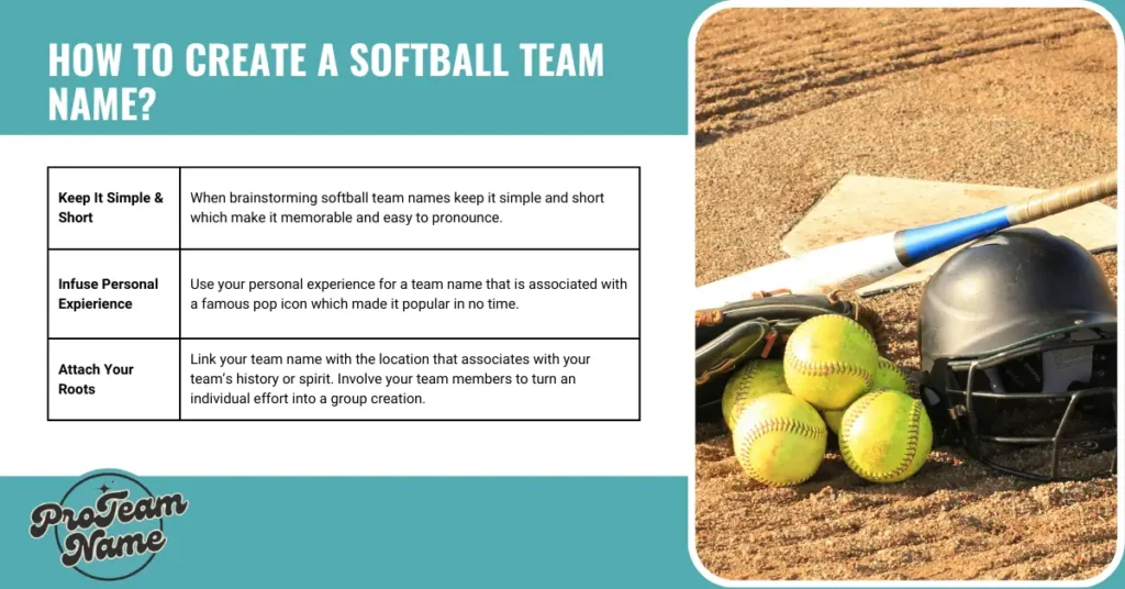 How to Create a Softball Team Name