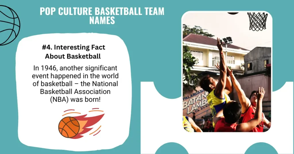 Pop Culture Basketball Team Names