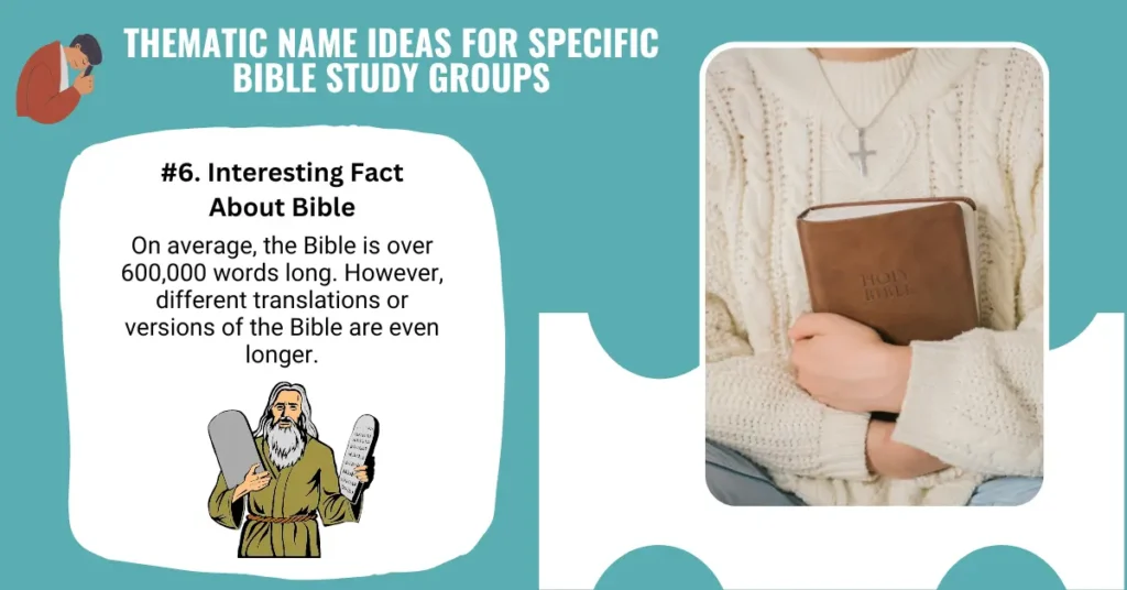 Thematic Name Ideas for Specific Bible Study Groups