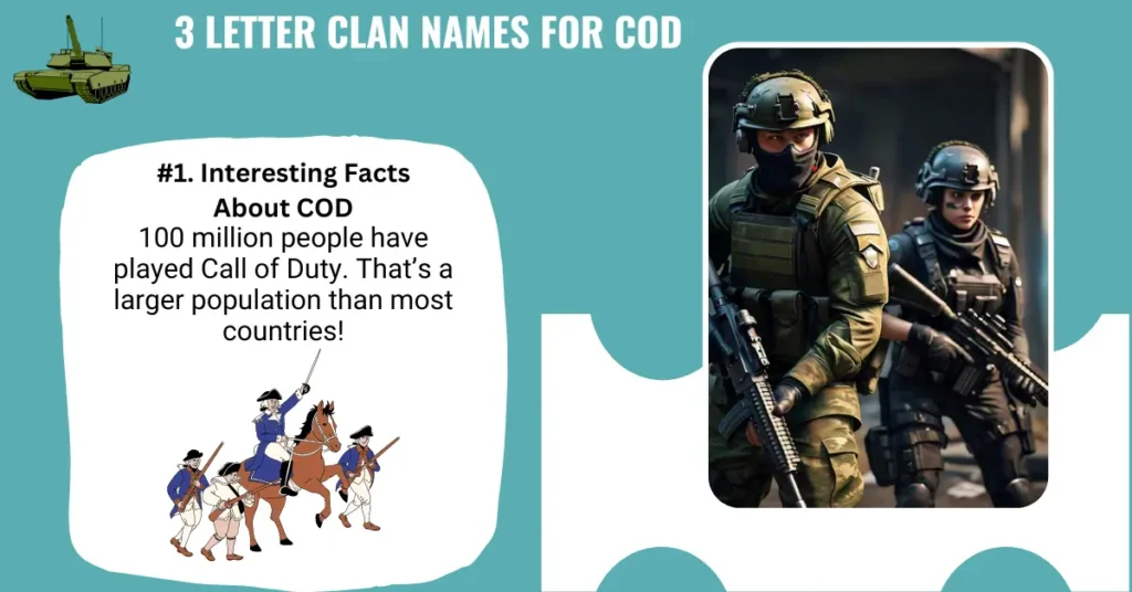 3 Letter Clan Names for COD