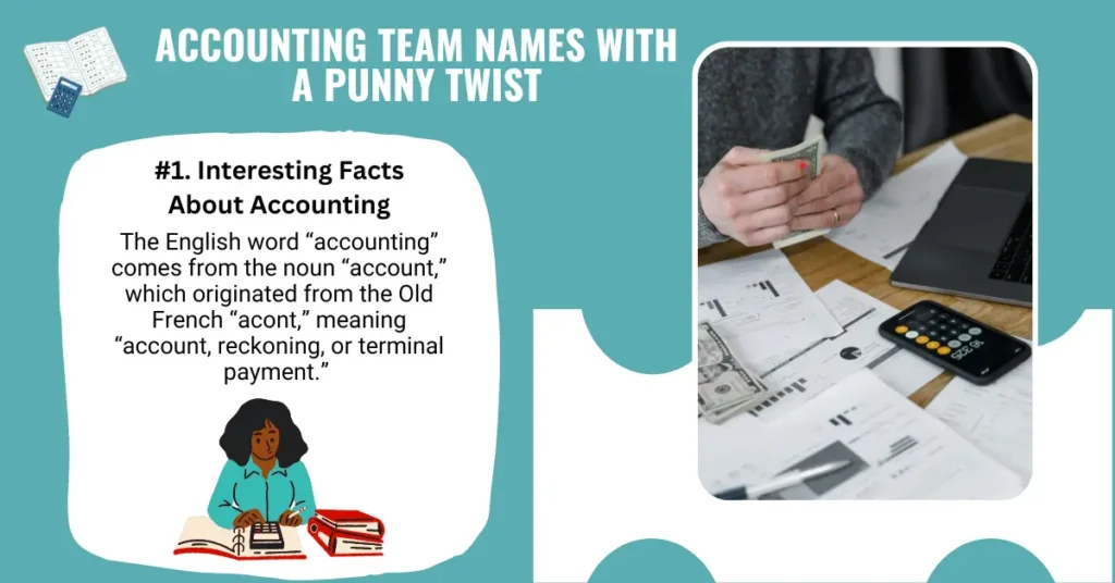 Accounting Team Names with a Punny Twist