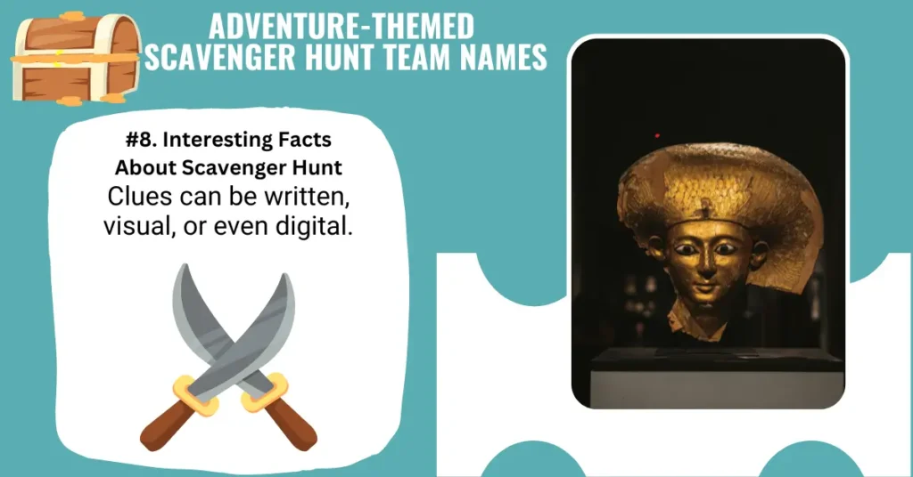 Adventure-Themed Scavenger Hunt Team Names