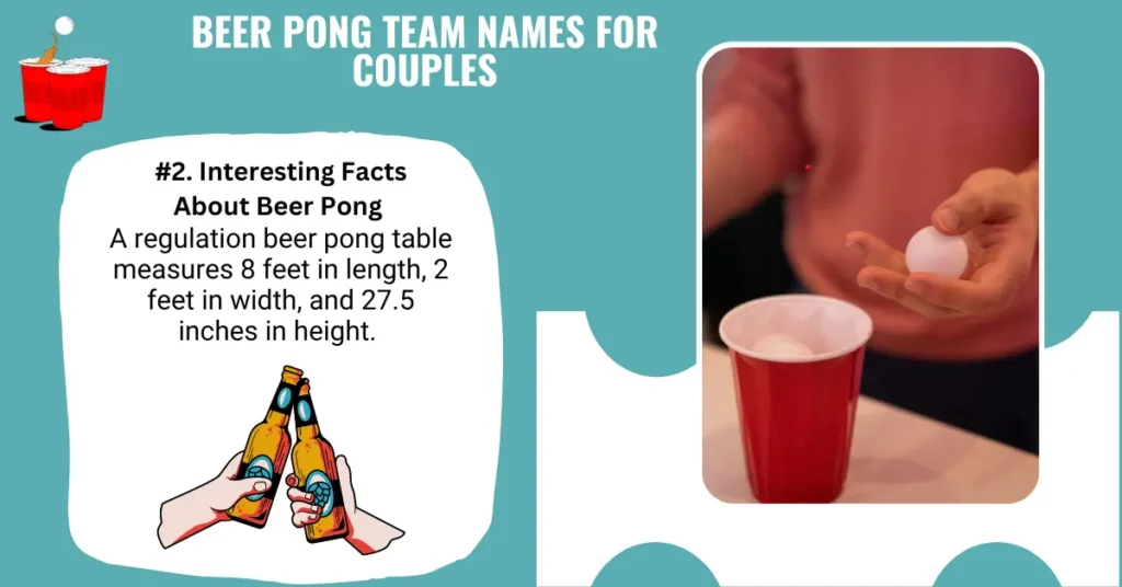 Beer Pong Team Names for Couples