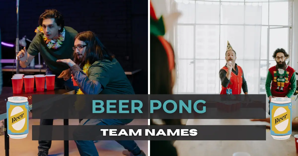 beer pong team name