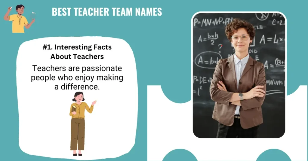 Best Teacher Team Names