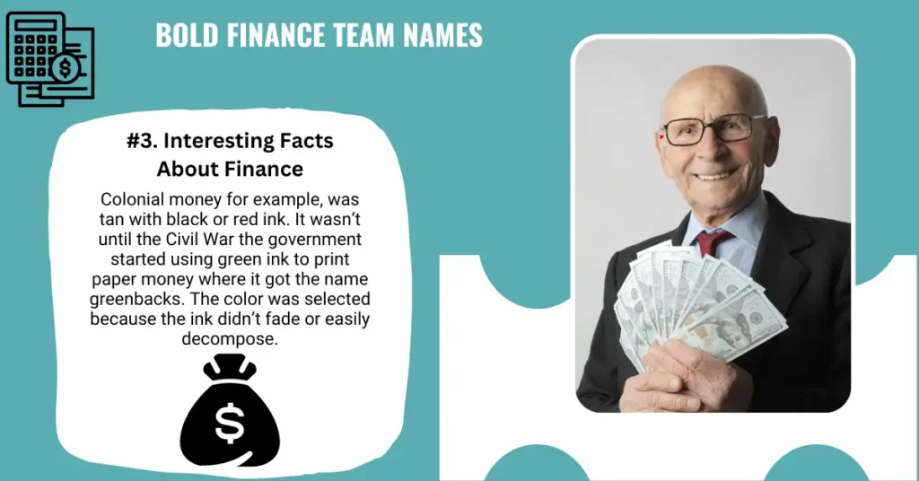 Bold Finance Team Names
