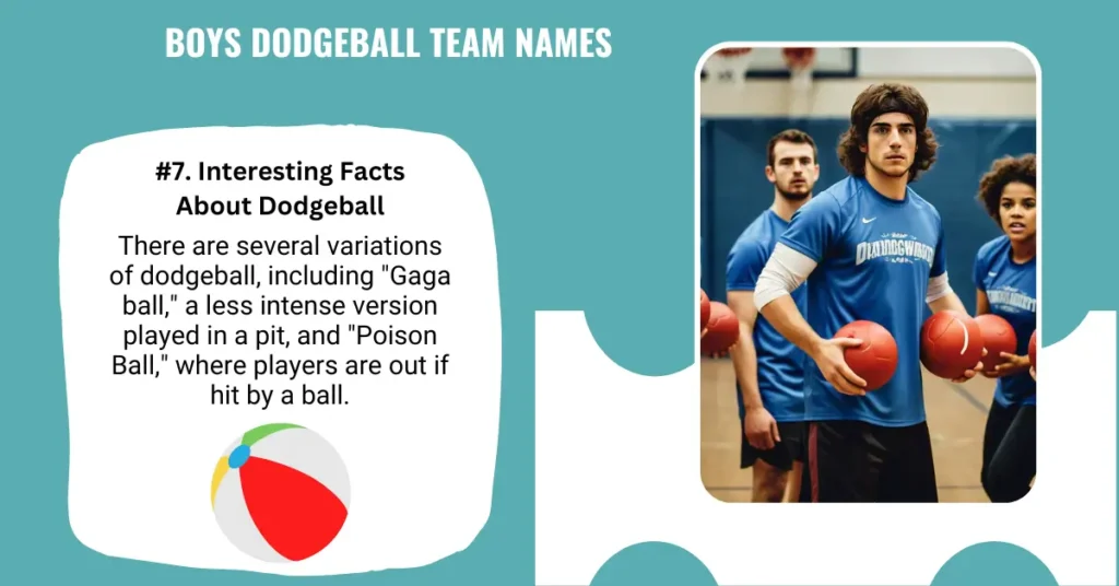 Boys Dodgeball Team Names