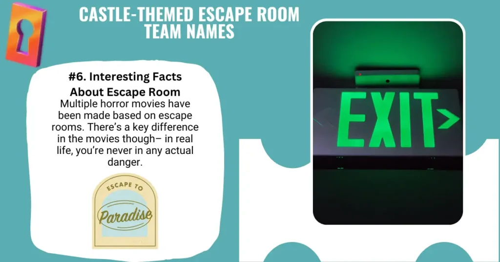 Castle-Themed Escape Room Team Names