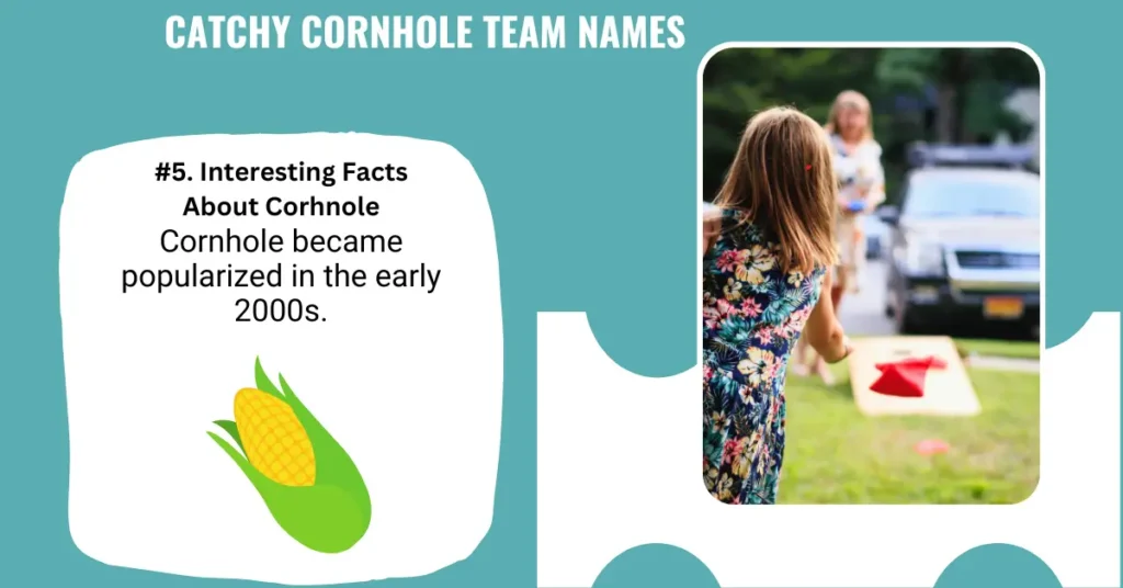  Catchy Cornhole Team Names