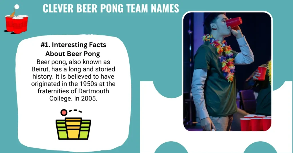 Clever Beer Pong Team Names