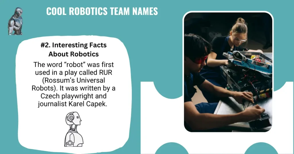 Cool Robotics Team Names