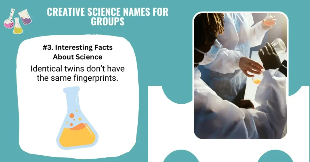 Creative Science Names For Groups