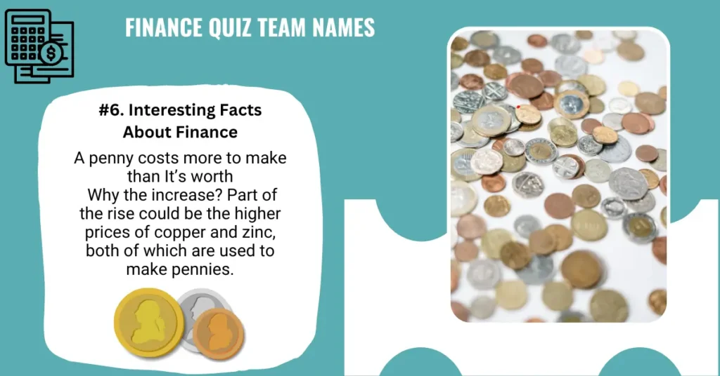 Finance Quiz Team Names