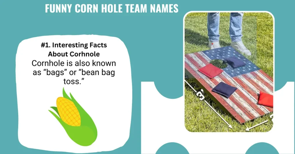 Funny Corn Hole Team Names