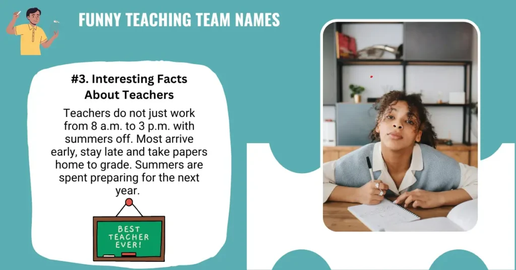 Funny Teaching Team Names