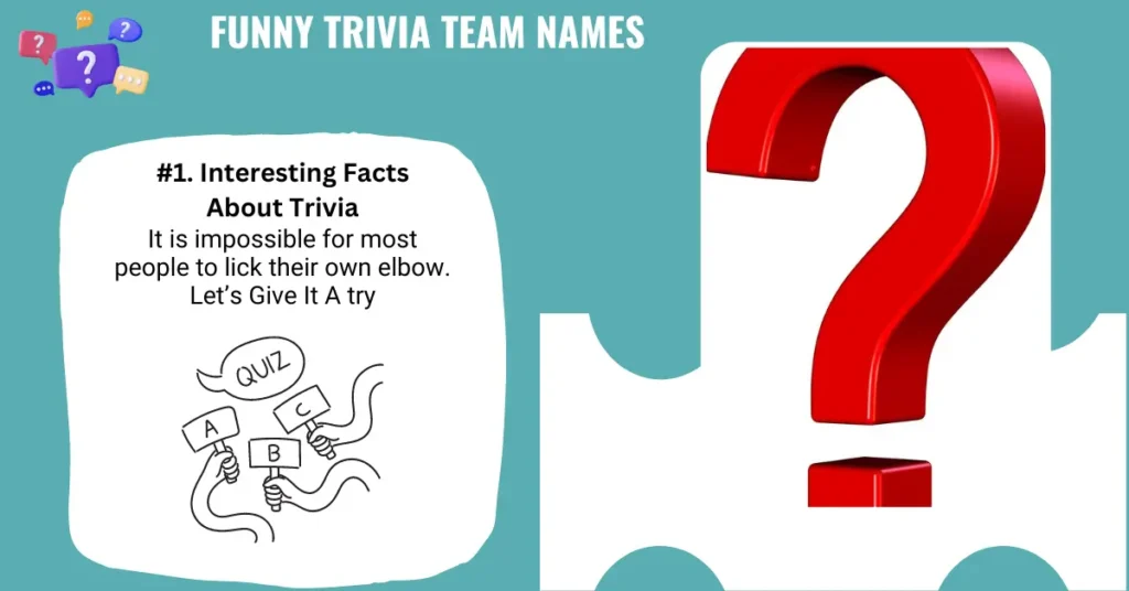 Funny Trivia Team Names