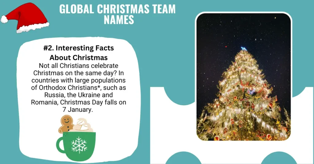 Global Christmas Team Names