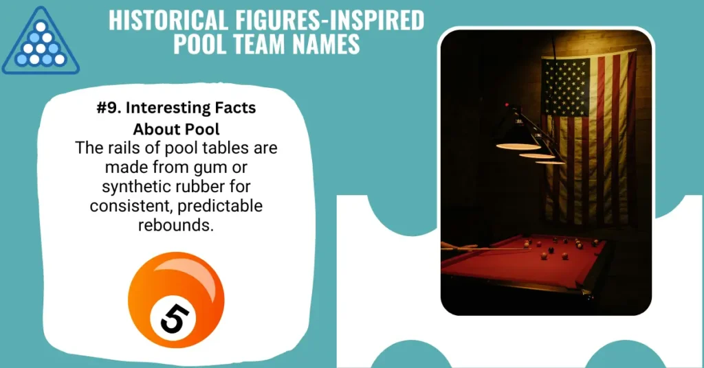 Historical Figures-Inspired Pool Team Names