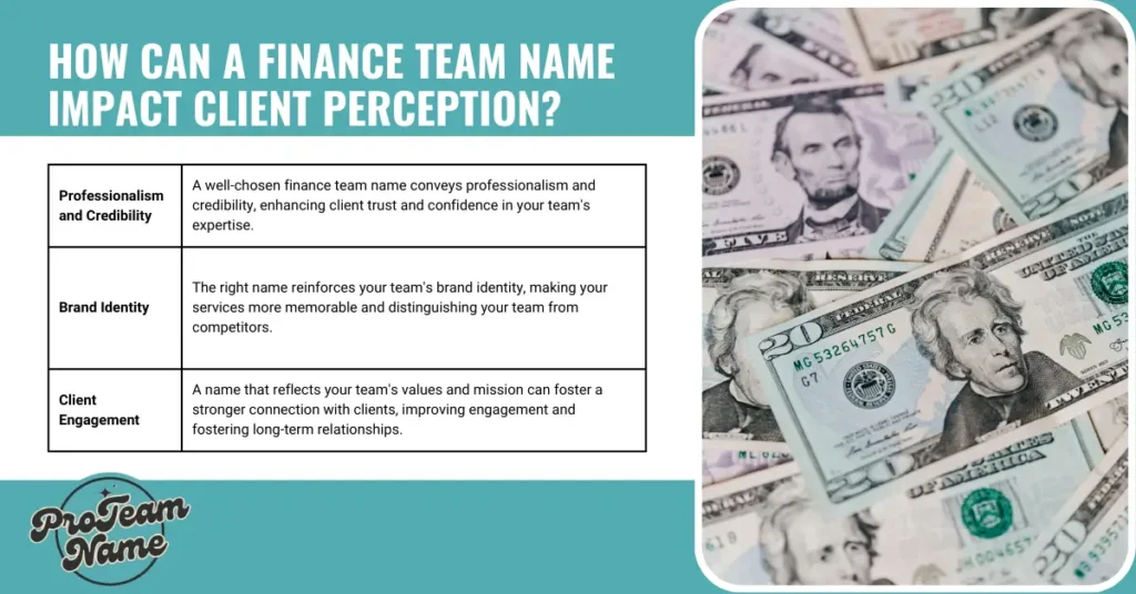 How Can A Finance Team Name Impact Client Perception