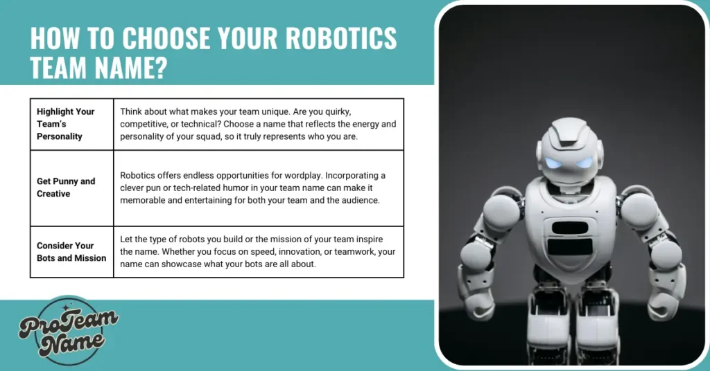 How To Choose Your Robotics Team Name