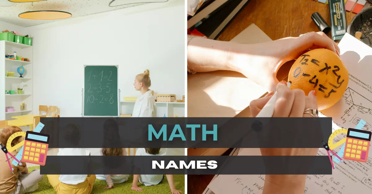 math names