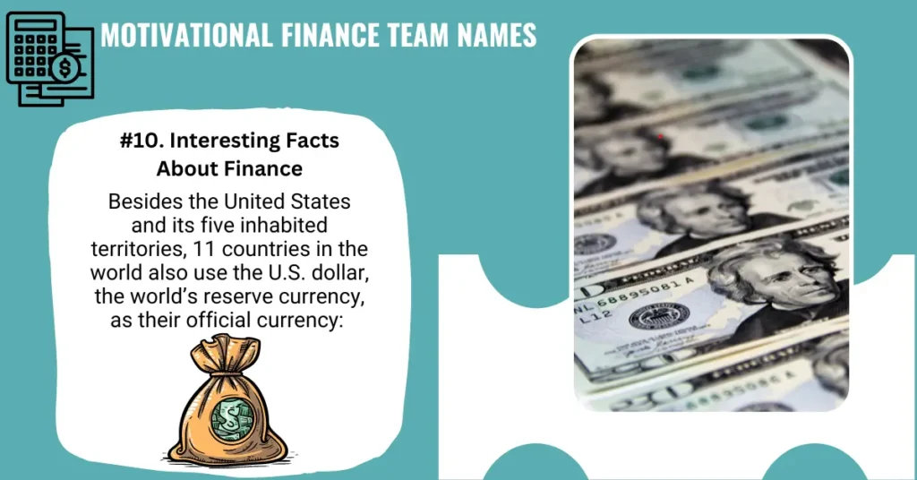 Motivational Finance Team Names