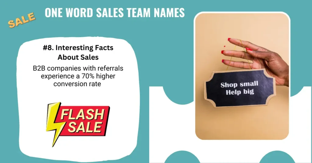 One Word Sales Team Names