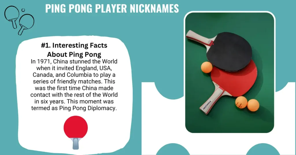 Ping Pong Player Nicknames