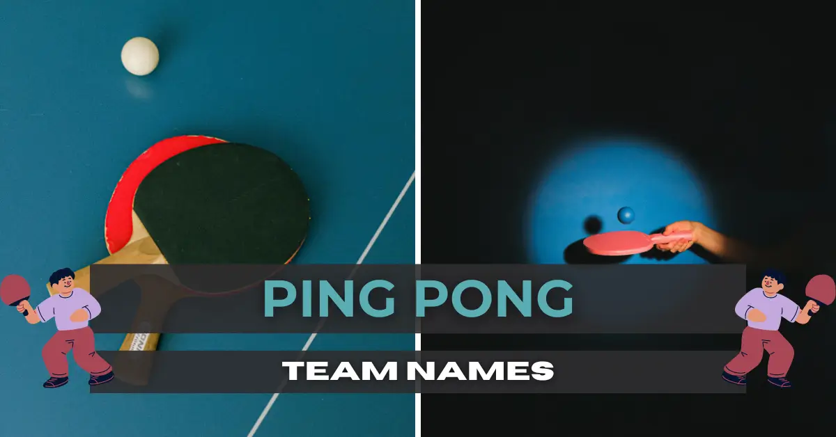 ping pong team names