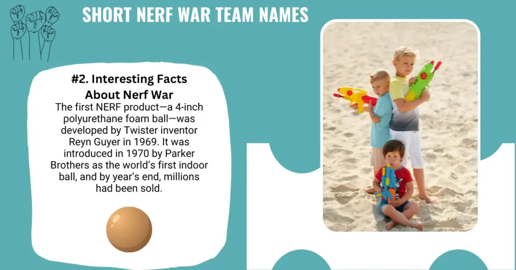 Short Nerf War Team Names