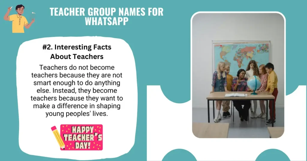 Teacher Group Names For WhatsApp