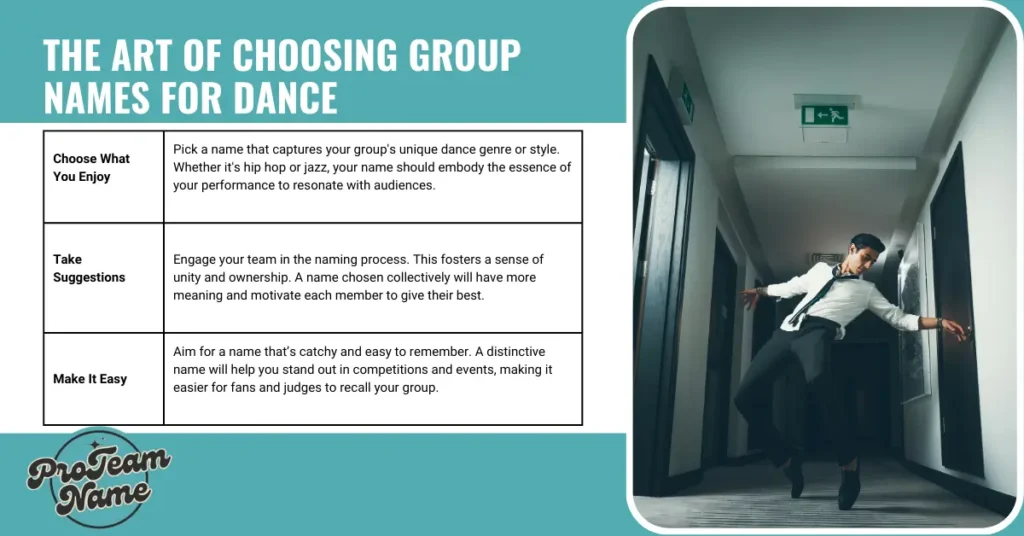 The Art of Choosing Group Names For Dance