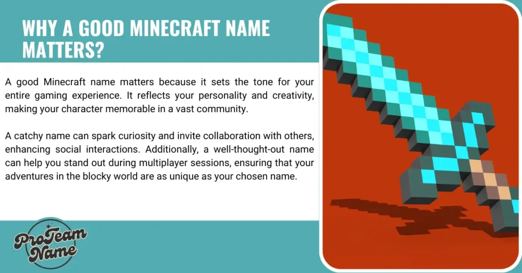 Why a Good Minecraft Name Matters