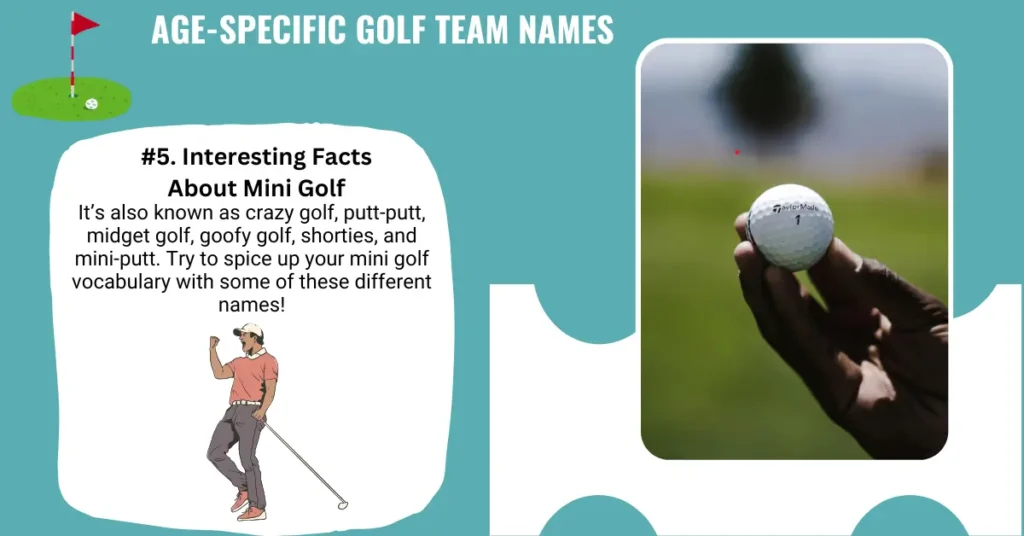 Age-Specific Golf Team Names