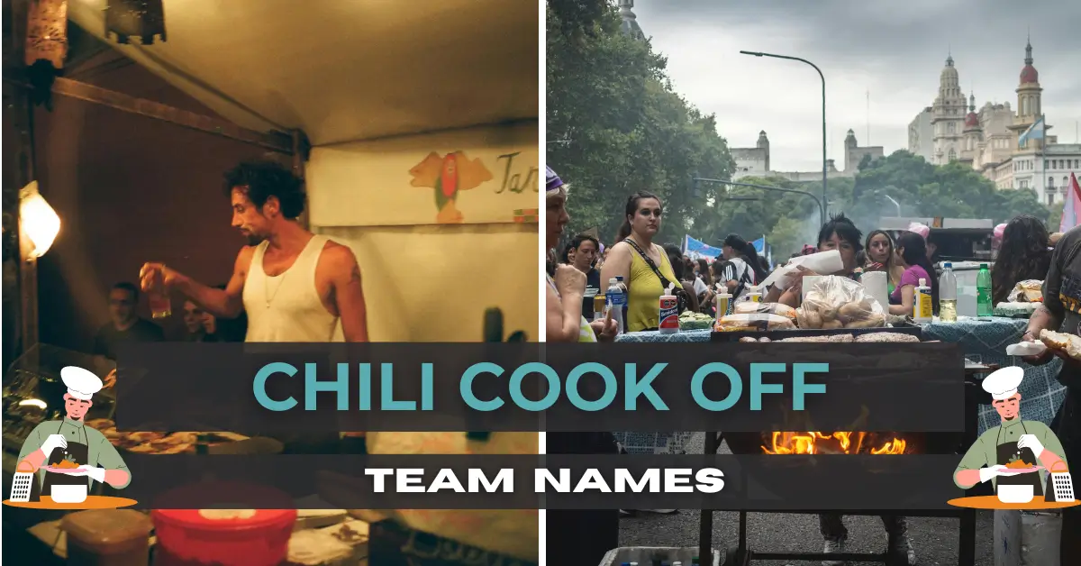 chili cook off team names