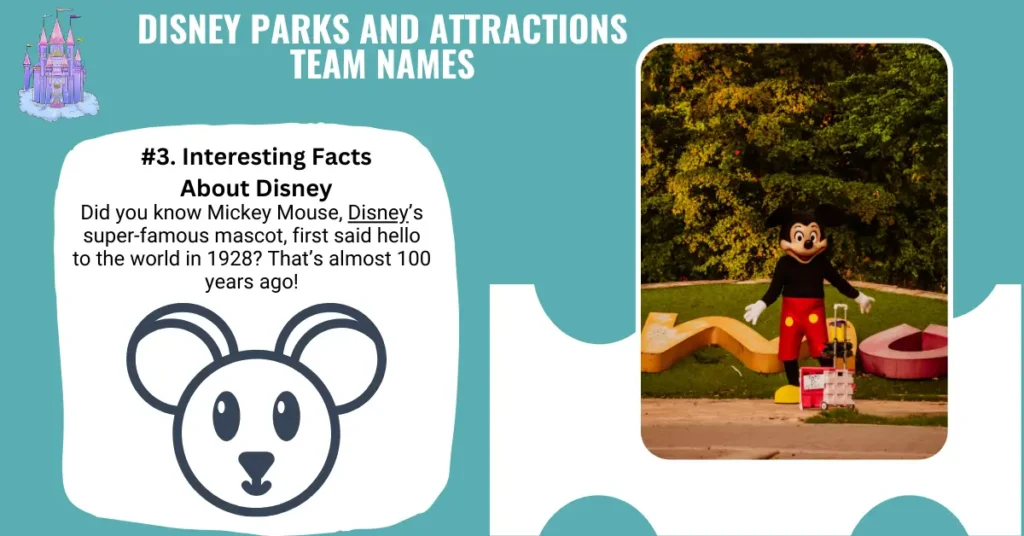 Disney Parks and Attractions Team Names