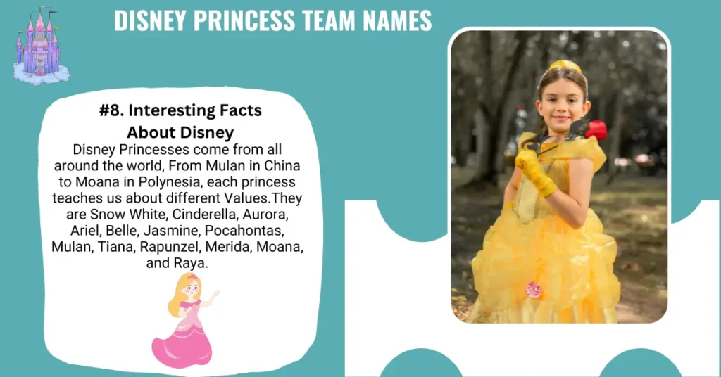 Disney Princess Team Names