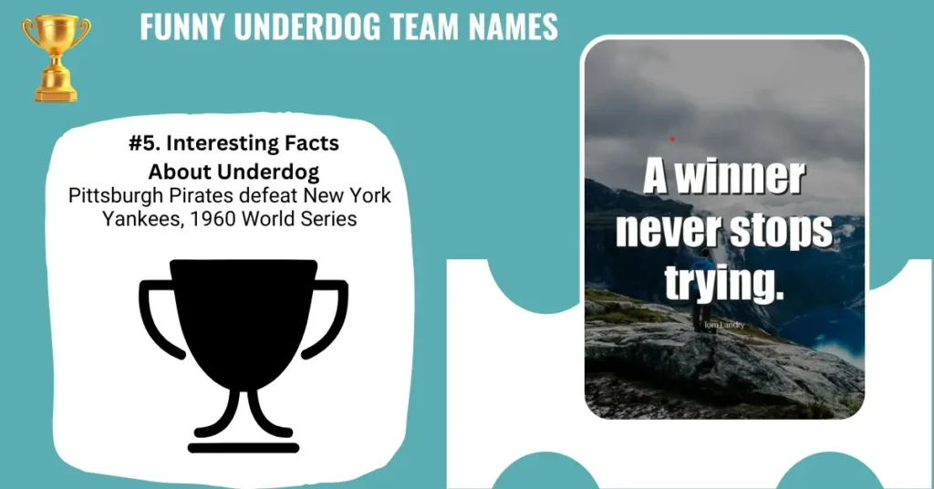 Funny Underdog Team Names