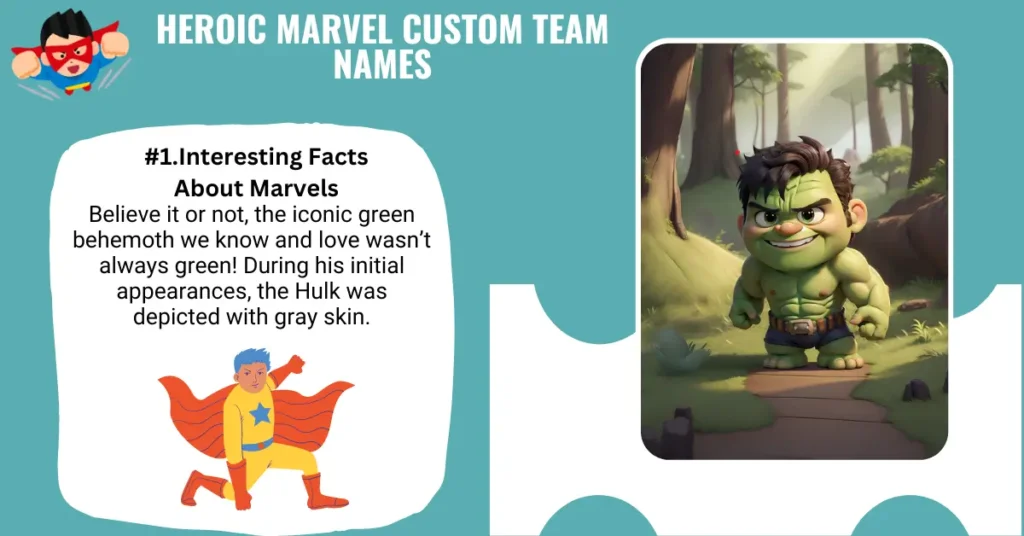 Heroic Marvel Custom Team Names