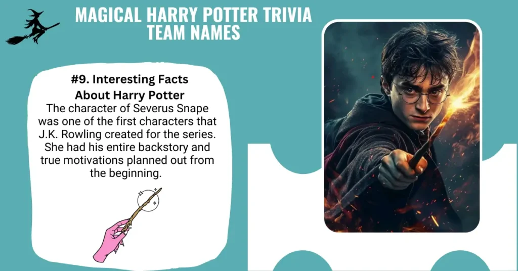 Magical Harry Potter Trivia Team Names