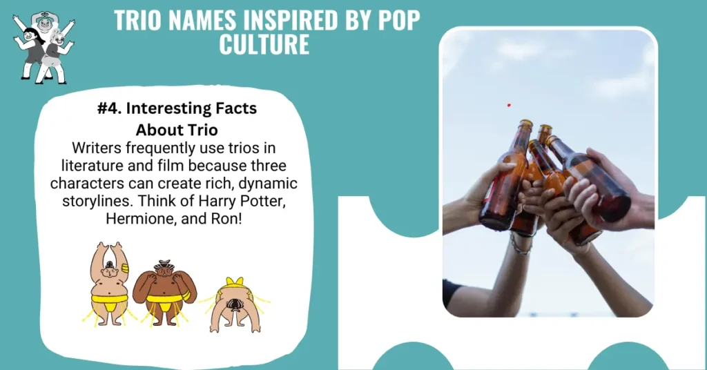 Trio Names Inspired by Pop Culture