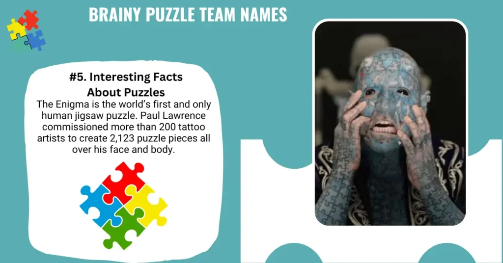 Brainy Puzzle Team Names