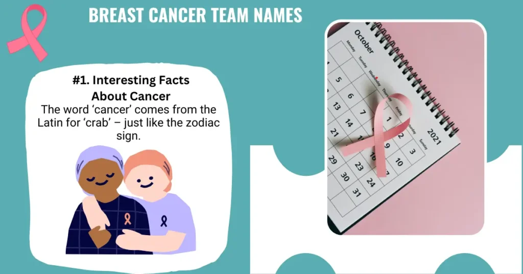 Breast Cancer Team Names