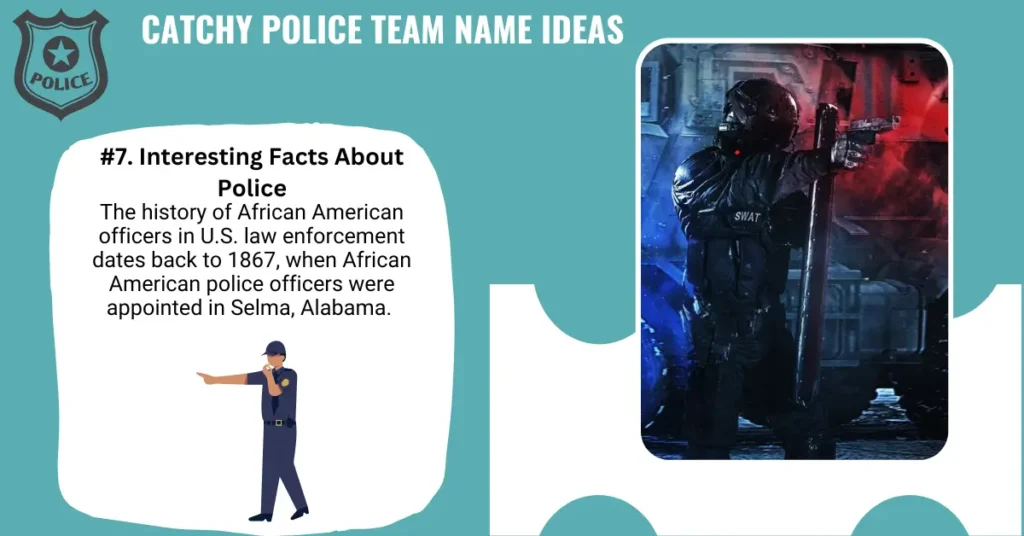 Catchy Police Team Name Ideas