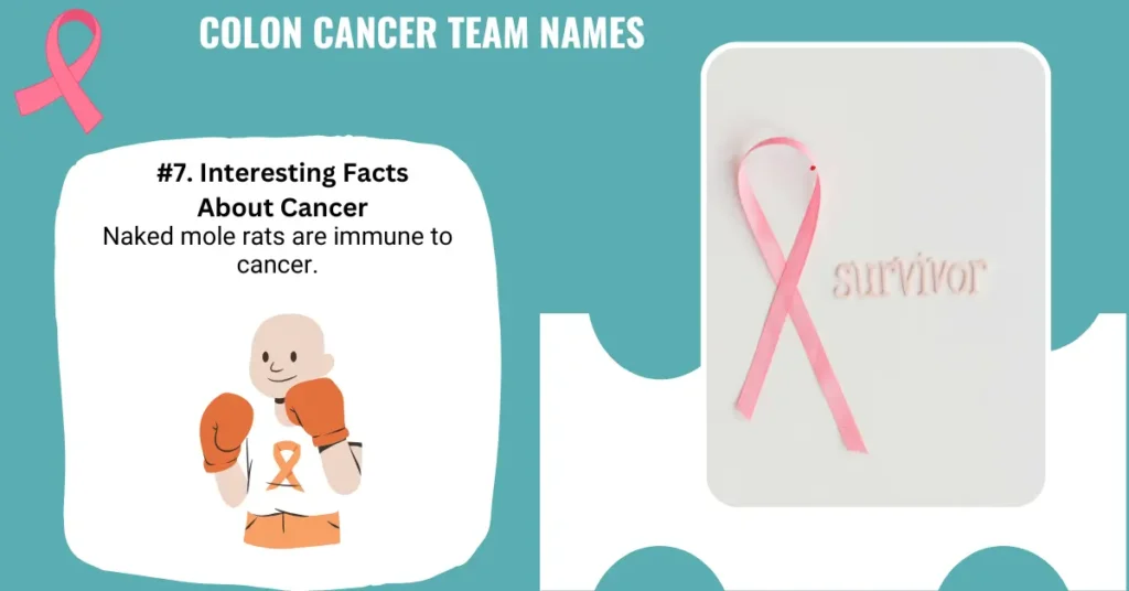 Colon Cancer Team Names