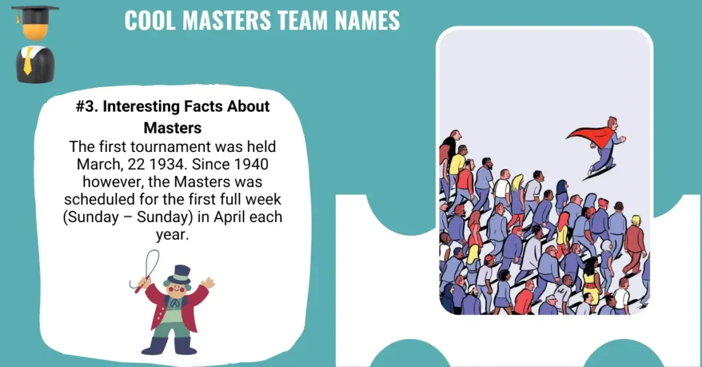 Cool Masters Team Names