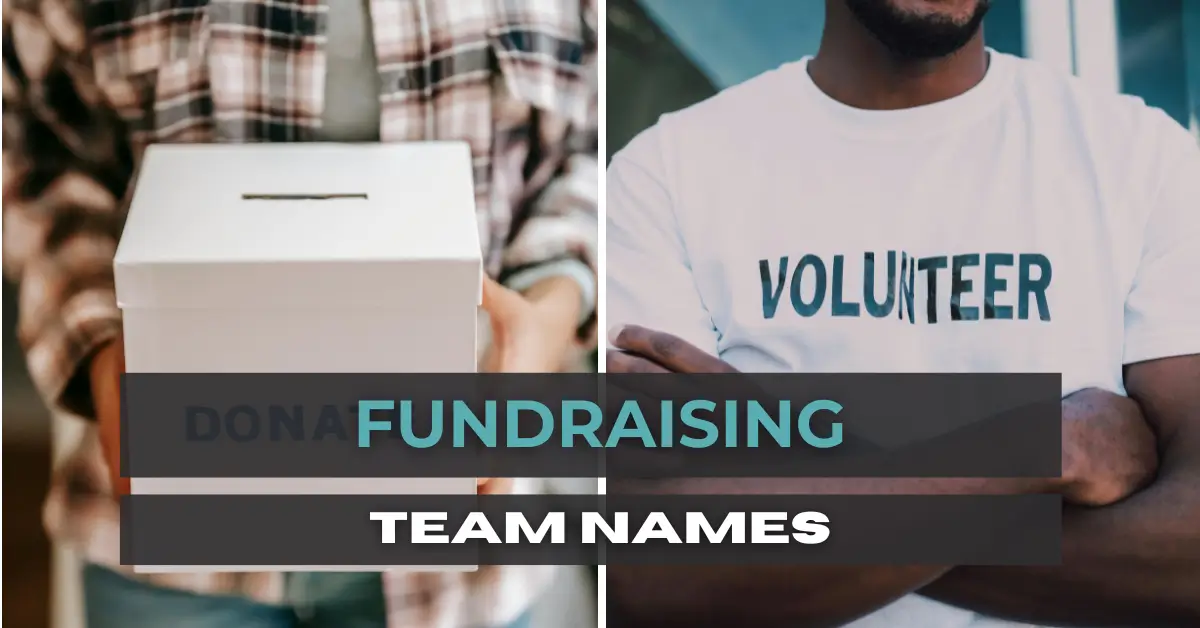 fundraising team names