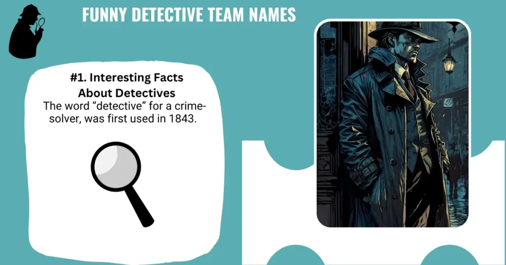 Funny Detective Team Names